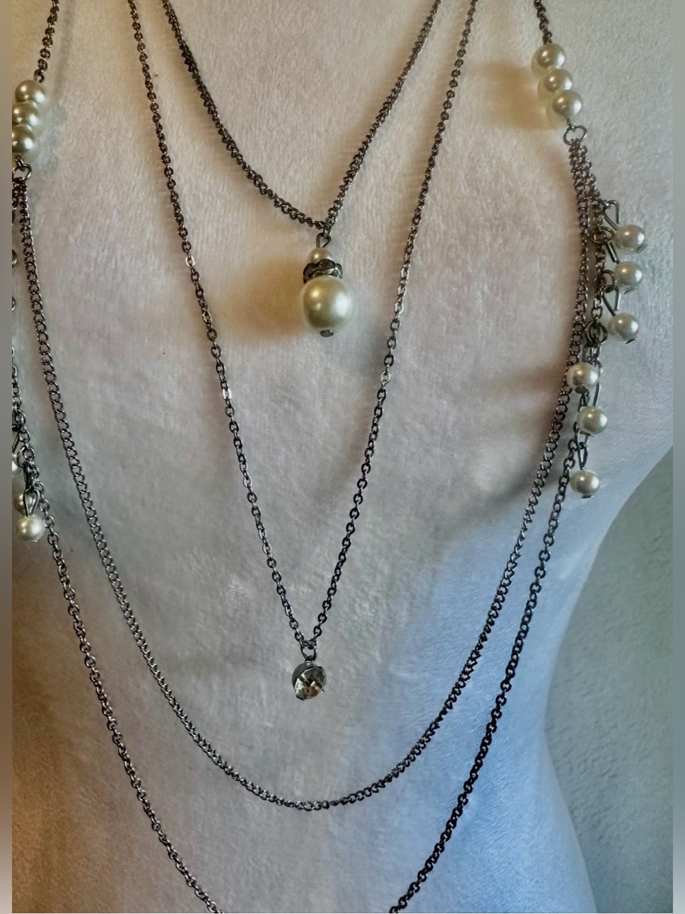 #JC20 Vintage-Inspired Boho Dangle Pendant Necklace - 20” long